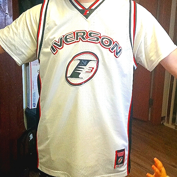 Authentic Apparel Edition Allen Iverson Basketball Jersey (Sz-L) Limited edition - Picture 2 of 10